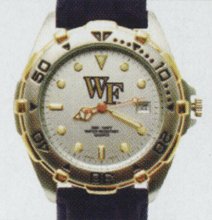 NCAA Elite with Leather Women's Collegiate Watch Wake Forest University - XWL205