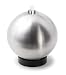 Garden floating oil light - brushed stainless steel