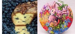 New England Blueberry 8 Coffee Cake (Easter Gift Tin) by Coffee Cake