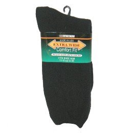 Extra Wide Athletic Crew Sock - King Size 7200