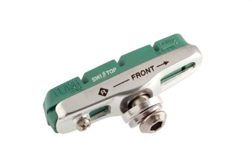 2012 Swiss Stop Green GHP 2 Full FlashPro Brake Shoes For all Carbon Rims Shimano/SRAM/Campy 10 or 11sp. Compatible.