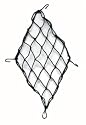 Pyramid Bicycle Bungie Cargo Net, Black