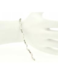 10K White Gold Diamond Bracelet