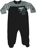 NFL Team Newborn Baby Gerber Snap Front Sleep 'N Play Sleepers (3-6 Months, Oakland Raiders)
