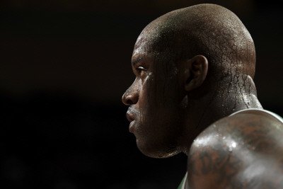 Boston Celtics v Cleveland Cavaliers: Shaquille O'Neal Photographic Poster Print by David Liam Kyle, 24x36