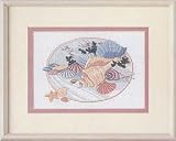 Pastel Shells Crewel Embroidery Kit