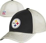 NFL Men's Pittsburgh Steelers Classics Structured Flex Hat - Tw92Z (Putty, Large/X-Large)