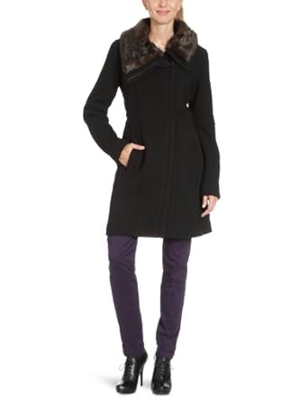 Mexx Metropolitan Women's 6Bito013 Long Coat Black (1) 42: Amazon.co.uk ...