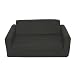 Children's Studio Chair Sleeper  Twin 38", Black