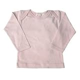 Under the Nile Organic Long Sleeve Lap Shoulder Tee, Blush, 12-18 Months