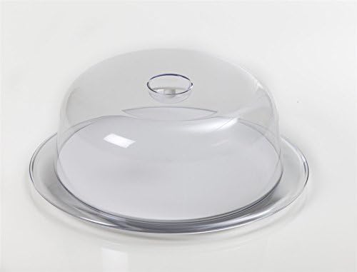 Everyday Acrylic Cake Tray with Dome (Transparent)