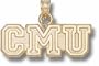 Central Michigan Chippewas "CMU" Pendant - 14KT Gold Jewelry
