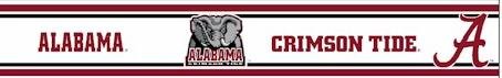 Alabama 5.5 Inch (Height) Wallpaper Border