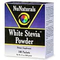 Stevia, White Powder 100 Pkts