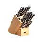 As Seen On Tv Ronco 20PC Cutlery Set Wood Block