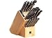 As Seen On Tv Ronco 20PC Cutlery Set Wood Block