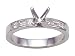 0.60 cts Princess Diamonds Engagement Ring - Platinum, 18kt White or Yellow Gold