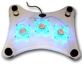 ImportPro USB Powered Cooler Pad with 3 60mm Blue LED Fans for All Gateway ID, LT, EC, NV, MC, MD, UC &amp; P Series Laptop, Notebook, Netbook Computers