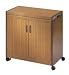 White Knight HL6232LB Hostess Trolley Metal - Teak Effect