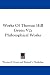 Books : Works Of Thomas Hill Green V2: Philosophical Works