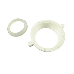 Danco 86786 1-1/2-Inch Slip-Joint Nut with Washers, PVC