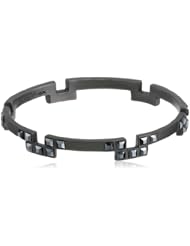 Sam Edelman Skinny Stone Stations Bangle Bracelet, 2.88"