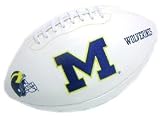 Michigan Wolverines Embroidered Foto Football