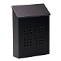Traditional Decorative Vertical Mailbox - Black