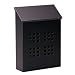 Traditional Decorative Vertical Mailbox - Black