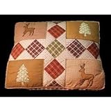 Petmate Quilted Deer Creek Large Pet Bed (Large (40 x 30 x 6))