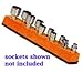 Mechanics Time Saver MTS484 1/4 in. Drive Universal Magnetic Orange Socket Holder 5-14mm