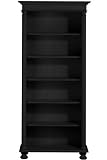 Salem Bookcase Six-shelf Cheshire Black