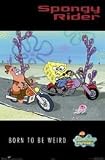  : Art Poster Print - SpongeBob Squarepants - Biker - Artist: unknown- Poster Size: 35 X 23