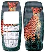 Electronics: Cheetah   Nokia 6010 Faceplate Cell Phone Cover with Keypad