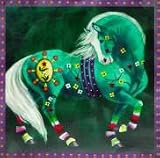 HORSE OF A DIFFERENT COLOR MEXICAN FOLK ART