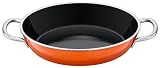 Silit Wild Orange Brat-und Servierpfanne mit Metallgriffen ohne Deckel 28 cm Ø