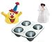 Wilton Cake Pan: Mini Wonder Mold for Easter Eggs, Dolls, Clowns, Aliens, Monsters & More! ~ Size: 4 Cavity