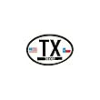 Texas Oval Decal