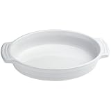 Le Creuset Stoneware 9-1 2-Inch Oval Dish, White by Le Creuset