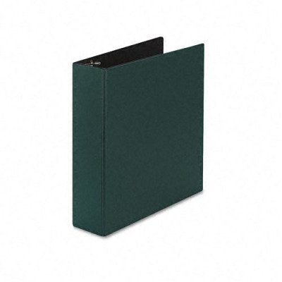 Durable Round Ring Reference Binder for 11 x 8-1/2 Sheets - 8-1/2 x 11, 2in Capacity, Green(sold in packs of 3)