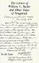 The letters of William G. Butler and other tales of Saugatuck