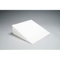 Hermell Products Foam Slant with White Polycotton Zippered Cover, 7.5-Inch