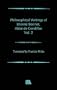 Philosophical Writings of Etienne Bonnot, Abbe De Condillac: Volume II
