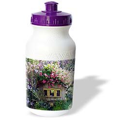 Birds - Birdshouse - Water Bottles by