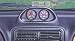Autometer (50103) Dash Pods - Silver, Triple Cage, 2 5/8 inch