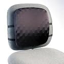 Kensington HalfBack Pad,  Chair Pad for Spine Comfort and Support, in Black (L82021B)