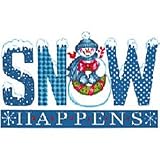Snow Happens-C Womens Scoop Neck T-Shirt