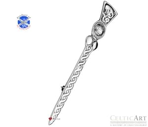 Celtic Art Sterling Silver Kilt Pin (KP018)