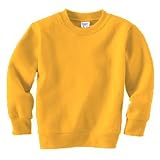 Rabbit Skins - Toddler And Juvy Crewneck Sweatshirt, Gold, 2