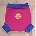 Splash About neoprene Happy Nappy (swim nappy), Pink with Royal Blue rib, Medium (about 3-8 months)